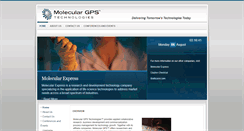 Desktop Screenshot of moleculargps.com