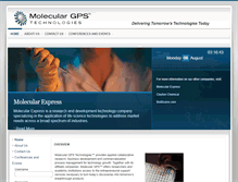 Tablet Screenshot of moleculargps.com